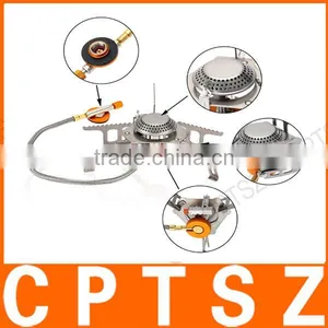 LIXADA Camping Gas Stove Outdoor Cooking Portable Foldable Split Burner 3000W thumbnail-4