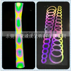 Silver Grey Heat Transfer Printing Engraved Reflective Logo for T-shirt Heat Transfer Sticker thumbnail-6