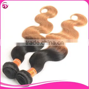 Hot Selling Gorgeous Two Tone Ombre Body Wave 10 Inch Brazilian Hair thumbnail-5
