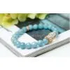 Aquamarine Crystal Bracelet Natural for Lover Birthday Gift Natural Crystal+DIY Creation thumbnail-1