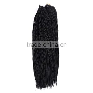 2016 Best Selling no Tangle Top Quality Wholesale Jumbo Braid Synthetic Braiding Hair for Senegalese Twist Braids 201g thumbnail-4