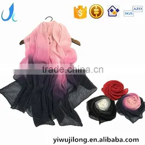 New Creative Fashion Color Gradual Change Scarf Women Spring Summer Scarves Shawl thumbnail-1