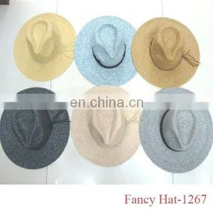 Cheap Fashion Custom Cool Handmade Straw Hat Wholesale thumbnail-1