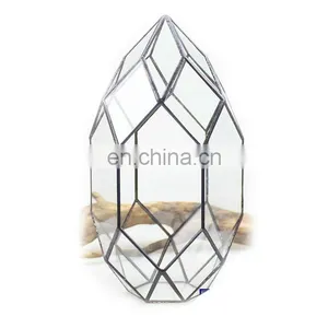 Terrarium Geometric Glass Terrarium Wholesale Clear Plant Container thumbnail-1