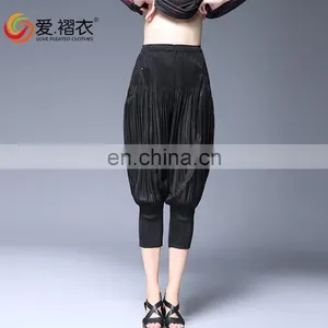100% Polyester Women Elastic Waist Sports Indian Harem Trousers for Outdoor thumbnail-2