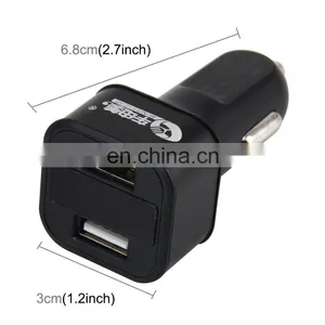 Digital Charger Intelligent Matching Current Intelligent Charge DC5V 1.0A/2.4A Output Dual USB Car Charger thumbnail-2