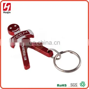 Chrismas Promotional Gift Key Ring With Cartoon Man thumbnail-1