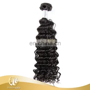 Good Quality Peruvian Deep Curl Human Weaving Hair thumbnail-1