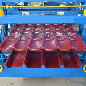 Double Decker Roof Roll Forming Machine thumbnail-3