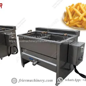 200KG/H Electric Heating Automatic French Fries Frying Machine Equipment Commercial thumbnail-1
