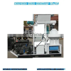 Professional Wood Log Chips Straw Stalks Rice Husk Biomass Fuel Pellet Making Machine With Great Price thumbnail-1