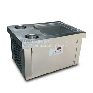Hot Sale Fried Ice Cream Machine/instant Ice Cream Rolls Machine Single Square Pan thumbnail-1