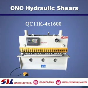SJL Brand CNC Hydraulic Shears QC11K-4x1600 Shearing Machine thumbnail-1