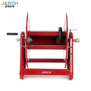 Air Water Hose Heavy Duty Hand Crank Garden Hose Reels thumbnail-1