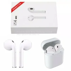 I14 TWS In-Ear V5.0 True Bluetooth Headphone Wireless Stereo Earbuds Touch Control Wireless Earphone thumbnail-1
