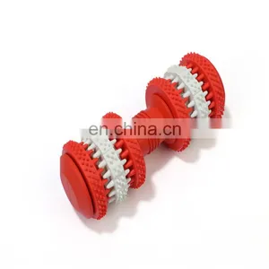 Leakage Food Training Dog Toy Dumbbell Shaped Pet Toys thumbnail-6