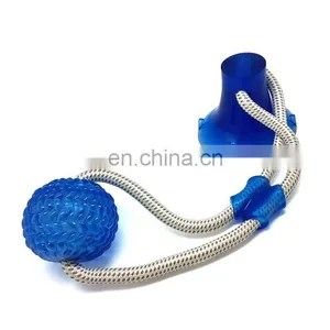 2021 Hot Selling Indestructible Dog Chew Toy Tug War Toy Suction Cup Ball Interactive Toy for Dog thumbnail-4