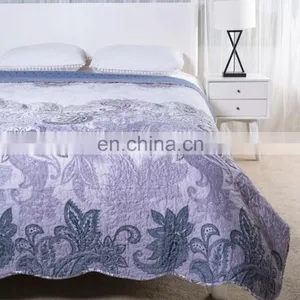 100% Microfiber/cotton Quilted Bedspread Set thumbnail-1