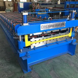 Tr4 Tr5 Tr6 Galvanized Sheet Metal Roof Roll Forming Machine thumbnail-3