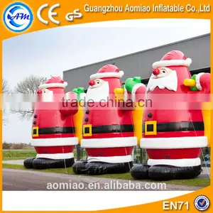 Outdoor Inflatable Yard Decorations Christmas 5m Inflatable Santa Clause thumbnail-1