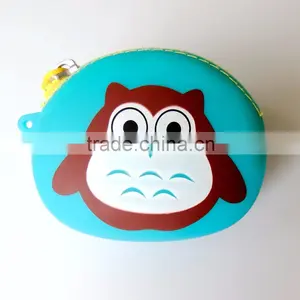Attractive Silicone Smart Wallet , Fancy Silicone Coin Purse,coin Purse With Zipper thumbnail-2