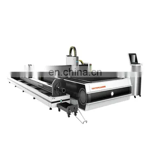 High Precision Sheet Metal and Tube Fiber Laser Cutting Machine for Round and Square Pipe thumbnail-2