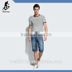Fashion Striped Men t Shirt With Good Quality thumbnail-1