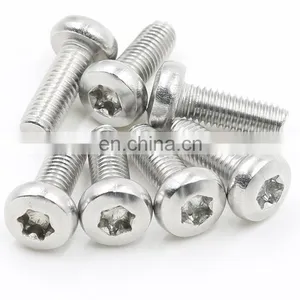 Pan Round Head Six Lobe Pin In Torx Security Screw Bolt M8 thumbnail-1