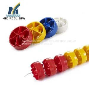 Customizable Anti-wave Swimming Pool Red, Yellow, Blue and White Lane Lines and Swimming Pool Float Line thumbnail-2