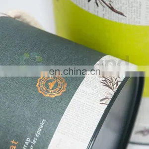Fancy Offset Print Paper Cylindrical Gift Boxes With Handle thumbnail-3