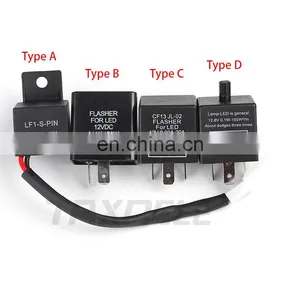 DC 12V Moto LED Turn Signal Flasher Relay Three Gear Frequency Motorcycle Adjustable Speed Flash Relay Accessaries CF13 thumbnail-1