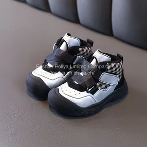 Baby Toddler Shoes Baby Warm Cotton Shoes Winter Fleece Shoes Sports Shoes Toddler One Year Old Soft Bottom Children Shoes Boy thumbnail-1