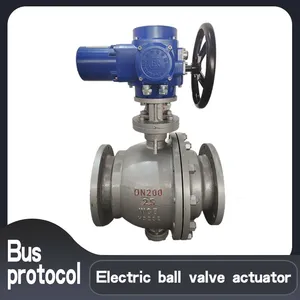 Common Switch Type Electric Ball Valve DN50 Valve Electric Device thumbnail-1