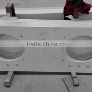 Bathroom Quartz Vanity Tops With Double Sink Cut-out thumbnail-6