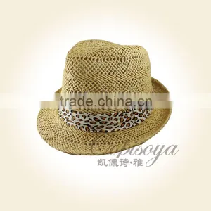 2015 New Style Leopard Plain Dyed Hat and Women's Top Hat COPISOYA C15114 thumbnail-1