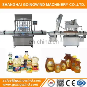 Automatic Ghee Filling Machines Auto Honey Canning Machine Palm Oil Filling Packing Machinery Cheap Price for Sale thumbnail-1