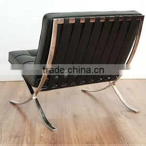 Barcelona Chair With Foot Stool American Style Furniture Quality Choice thumbnail-3