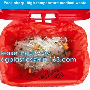 BIOHAZARD AUTOCLAVABLE,ASBESTOS, MEDICAL WASTE DISPOSAL SACKS, PATIENT BELONGING,SPECIMEN SAMPLING BAG thumbnail-4