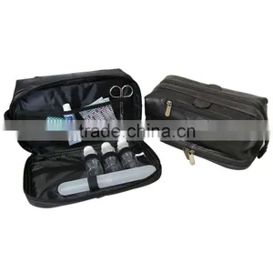 Guangzhou Supplier Leather Toiletry Bag Mens Wash Bag Travel Organizaer Bag thumbnail-6