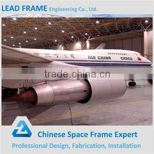 Long Span Galvanized Steel Fabrication Airplane Hangar thumbnail-6