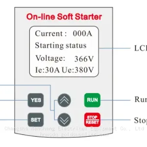 380V 440V Three Phase Intelligent Online Motor Soft Starter Manufacture for Pumps thumbnail-2
