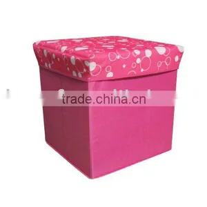 Foldable Polyester Ottoman thumbnail-1
