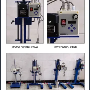 Industrial Mixer Hydraulic Lifting Emulsion Dissolver High Speed Disperser Mixer Paint Mixing Machine thumbnail-3