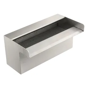 High Quality 304 Stainless Steel Pool Fountain Designed for Seawater Use Waterfall Spillway for Garden Outdoor thumbnail-2