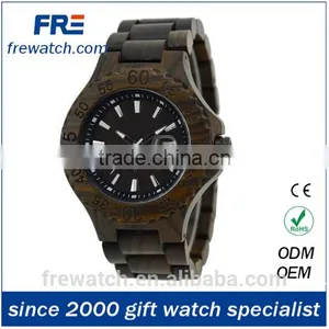 Italy Quality Natural Wooden Watch Antique Color Bewell Wooden Watch we Wood Watch thumbnail-1