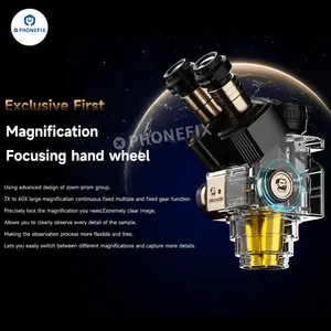 MECHANIC ROBOT 7060T Pro 7-60X Trinocular - Industrial Zoom Scope thumbnail-3