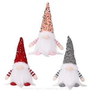 Wholesale Christmas Gnome Decor - LED Light Faceless Dolls for Table Home Xmas Party Supplies thumbnail-3