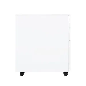 Modern 3-Drawer Mobile Pedestal Cabinet Metal Storage for Home Office School & Hospital Use thumbnail-4