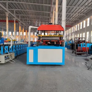 High Precision PLC Control Steel Shelf Forming Machine Industrial Tile Industries Racking Making Machine Fully Automatic Bearing thumbnail-4