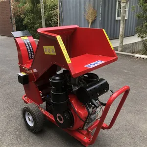 Electric Leaf Shredder Tree Branch Leaf Wood Chippers Branch Chopper Retail for Wood Chip Processing thumbnail-2